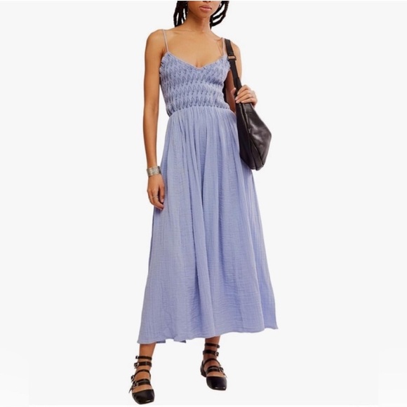Free People Sweet Nothings Cotton Gauze Maxi Sundress - Picture 1 of 10